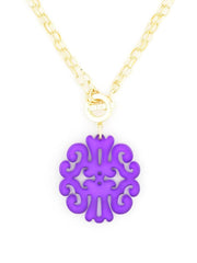 Statement Scroll Pendant Necklace