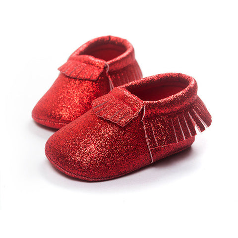 Bling Metallic Glitter Baby/Toddler Moccasins