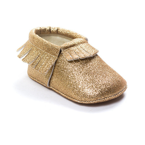 Bling Metallic Glitter Baby/Toddler Moccasins