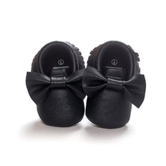 Newborn Toddler Baby Bow Moccasins