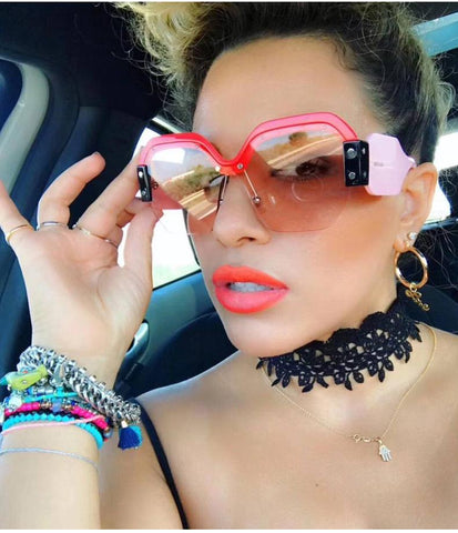 Tammy Multi Color Rimless Sunglasses