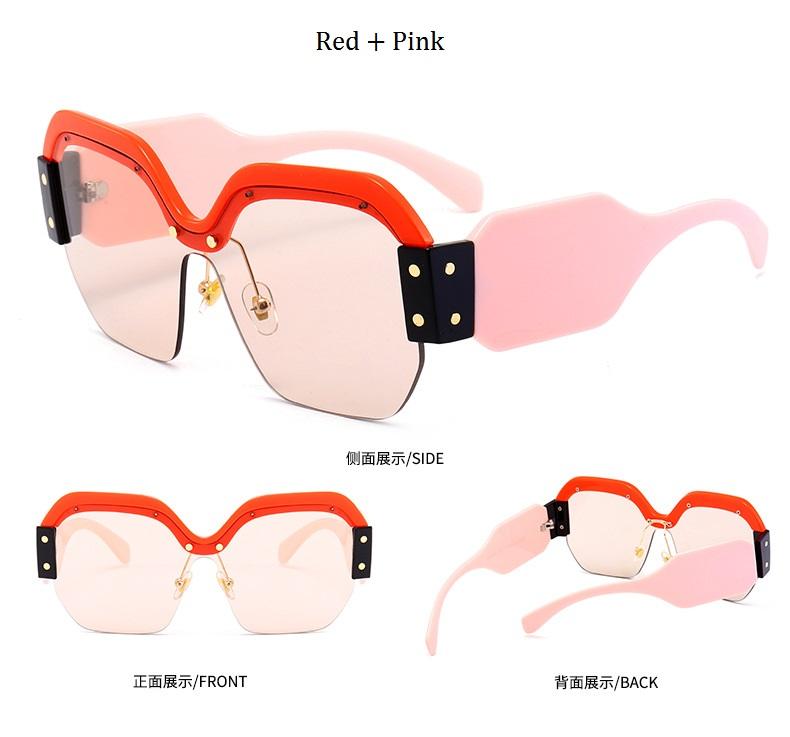 Tammy Multi Color Rimless Sunglasses