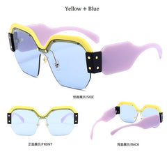 Tammy Multi Color Rimless Sunglasses