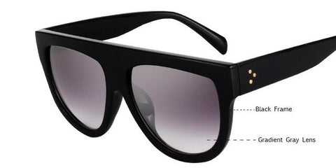 Flat Top Oversized Sunglasses