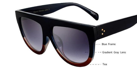 Flat Top Oversized Sunglasses