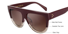 Flat Top Oversized Sunglasses