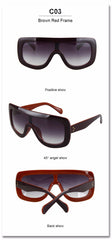 Kim Oversized Celebrity Sunglasses