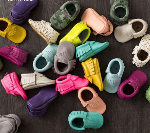 New Baby Moccasins Infant/Toddler Shoes