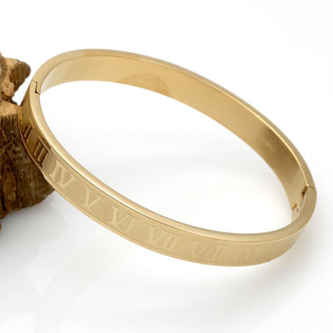 Roman Numeral Bangles Men & Women