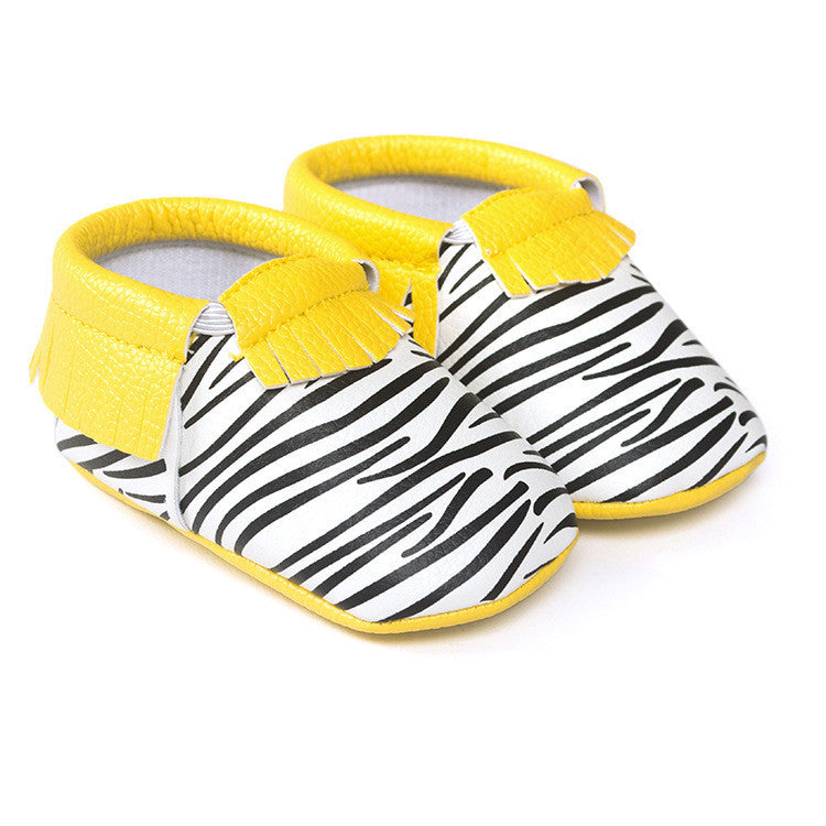 Newborn Baby First Walkers Moccasins Soft Soled Shoes