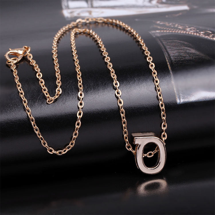 O initial necklace
